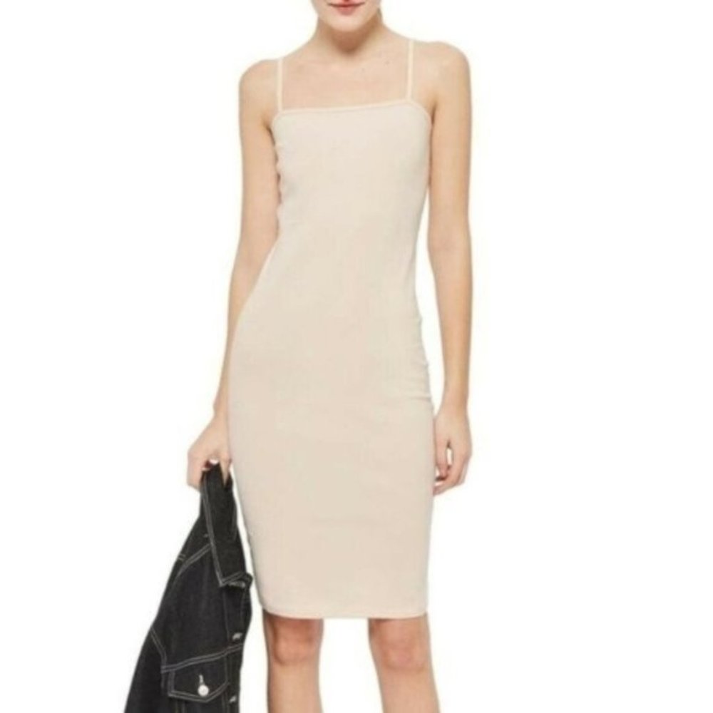 Topshop Square Neck Camisole Dress